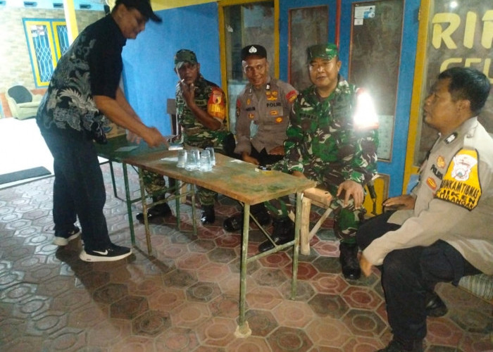 Polsek Tulangan Bersama Koramil Gelar Patroli Gabungan, Perkuat Sinergi Jaga Kamtibmas