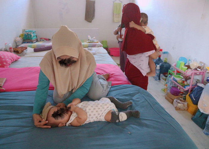 Kamar Hunian Rutan Perempuan Kelas IIA Surabaya Disulap Jadi Nursery Room