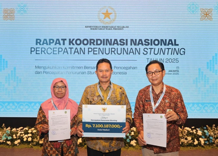 Kota Madiun Raih Reward Rp 7,1 Miliar, Bukti Nyata Keberhasilan Tekan Stunting