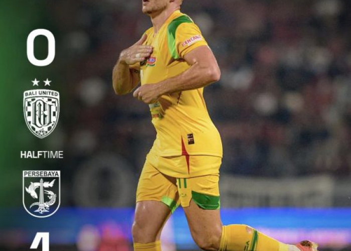 Persebaya Surabaya Unggul di Babak Pertama Kontra Bali United