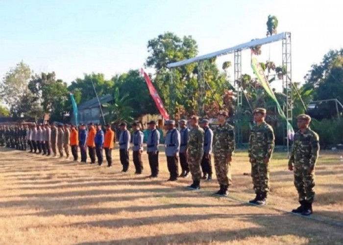 Jelang Pembukaan TMMD Ke-129, Kodim Bojonegoro Gelar Gladi Upacara di Desa Kesongo