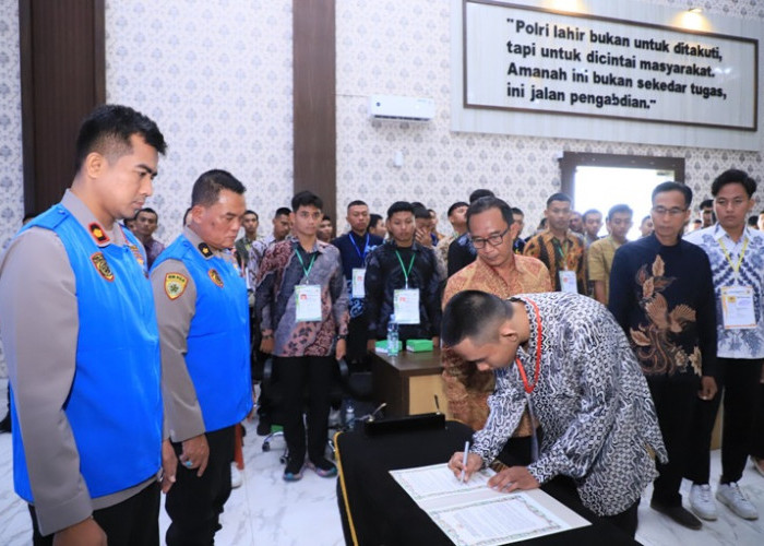 Polres Kediri Kota Ikuti Pakta Integritas Rekrutmen Polri 2026