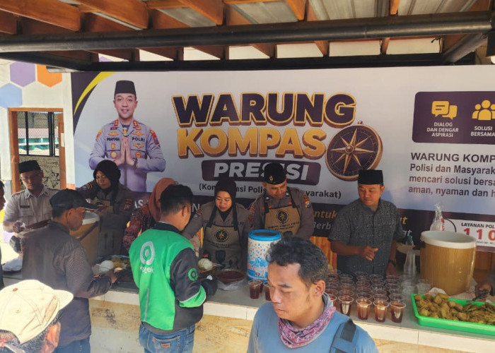 Warung Kompas Presisi, Polres Ngawi Pererat Komunikasi dengan Masyarakat 