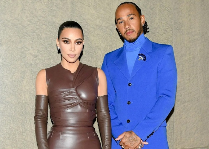 Kim Kardashian dan Lewis Hamilton Tertangkap Basah Kencan Romantis di Inggris