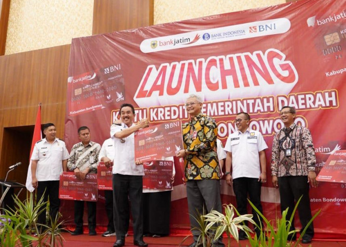 Bank Jatim Bersama Pemkab Bondowoso Launching KKPD untuk Tingkatkan Efektifitas Belanja Daerah