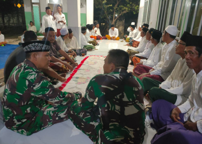 Satgas TMMD ke-121Gelar Yasinan di Rumah Warga