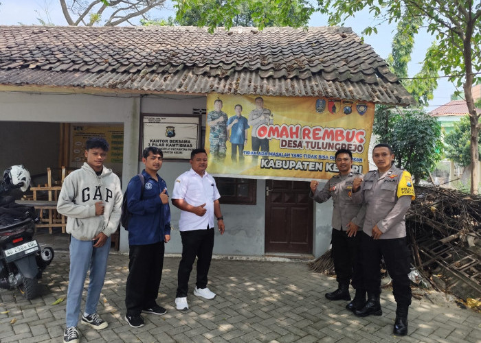 Sat Binmas Polres Kediri Gelar Asistensi Omah Rembug