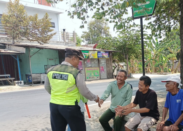 Polisi Kediri Gelar Patroli Dialogis Beri Imbauan Masyarakat Jelang Pemilukada