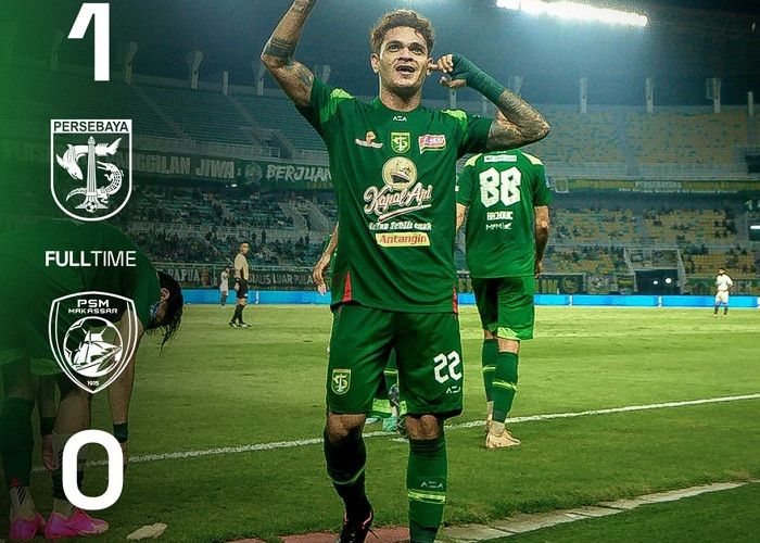 Persebaya vs PSM Makassar 1-0, Bajol Ijo Akhiri Tren Negatif di GBT
