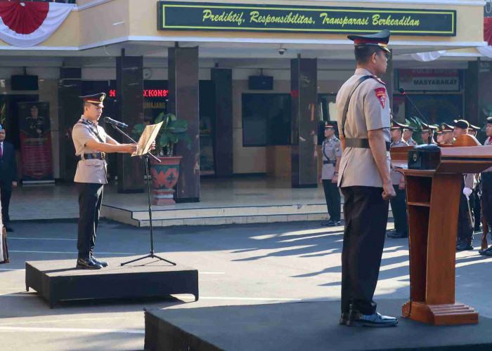 Polres Lumajang Gelar Upacara Peringatan Hari Juang Polri 2025