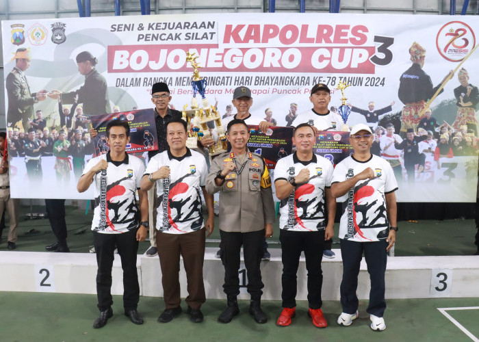 Tutup Kejuaraan Kapolres Bojonegoro Cup 3, AKBP Mario Prahatinto: Kita Semua Bersaudara