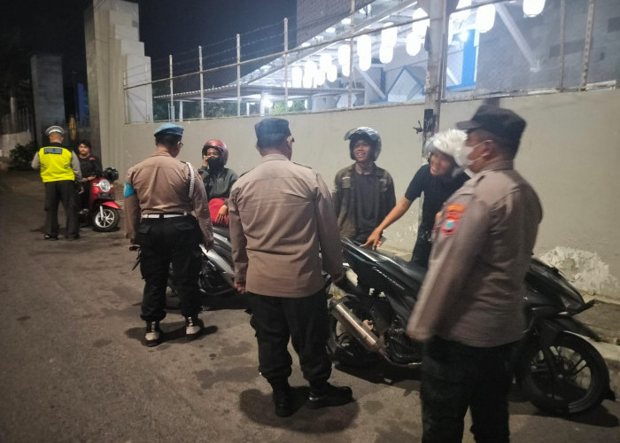 Polsek Gayungan Razia Kejahatan Malam, Situasi Aman Tercipta