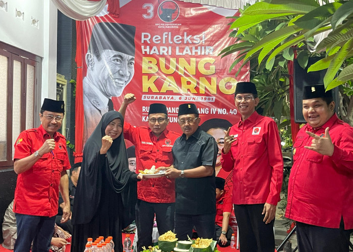 Juni Bulan Bung Karno, PDI-P Surabaya Gelar Refleksi Hari Kelahiran Sang Putra Fajar