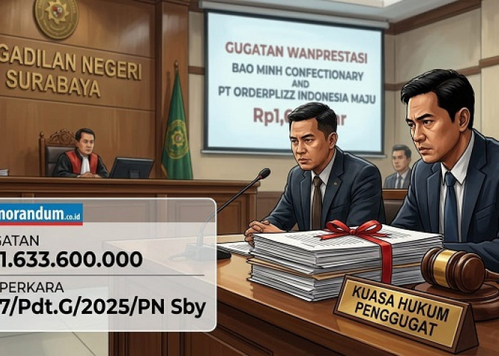 Bao Minh Confectionary Ajukan Gugatan Wanprestasi Terhadap PT Orderplizz Indonesia Maju 