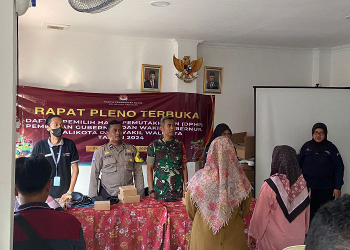 Polsek Genteng Rapat Pleno, Awasi Proses Pemutakhiran Data Pemilih Jelang Pilkada 2024