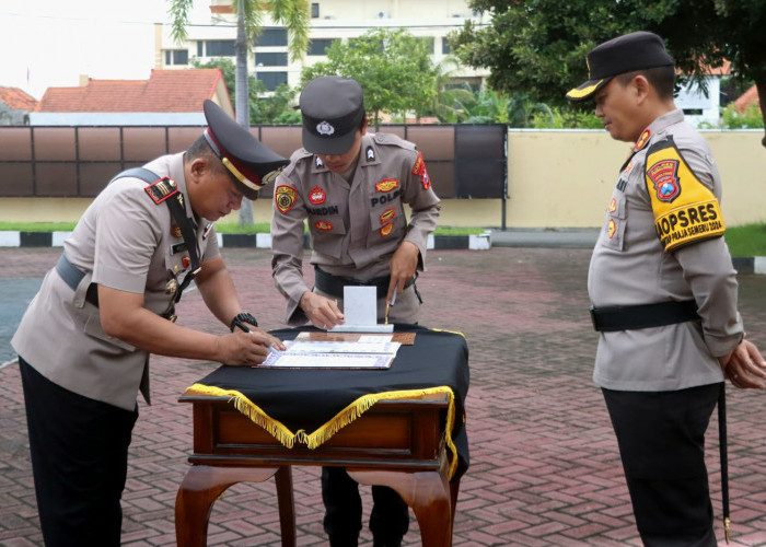 Awal Tahun, Pejabat Polres Probolinggo dan Probolinggo Kota Dirotasi