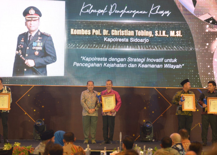 Strategi Inovatif Kapolresta Sidoarjo Cegah Kejahatan dan Keamanan Wilayah Diganjar Penghargaan