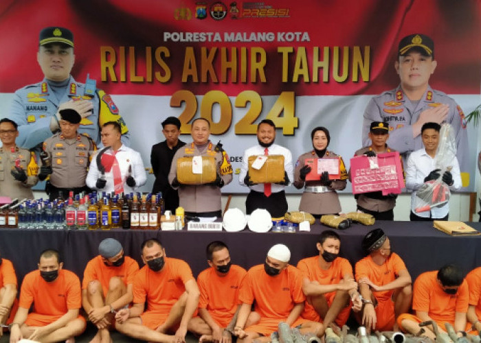 Barang Bukti Narkotika Naik 400 Persen, 5 Kelurahan di Kota Malang Zona Merah 