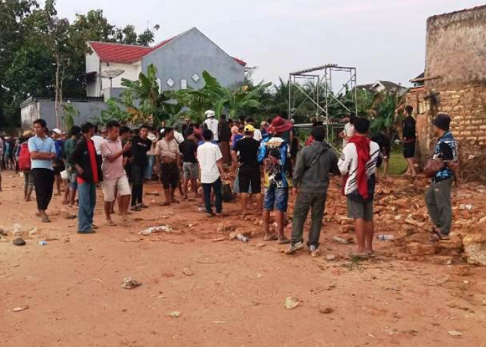Robohnya Tembok Lapangan Giling Sumenep, Kasihumas: Panitia Sudah Memperingati Penonton