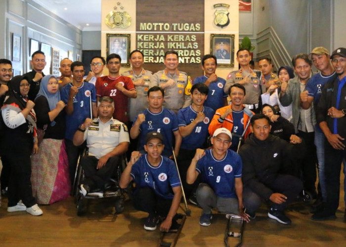 Polresta Malang Kota Dukung Turnamen Sepak Bola Amputasi Malang