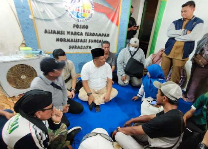 Belum Ada Titik Temu Lebar Sungai Kalianak Surabaya Tahap Dua