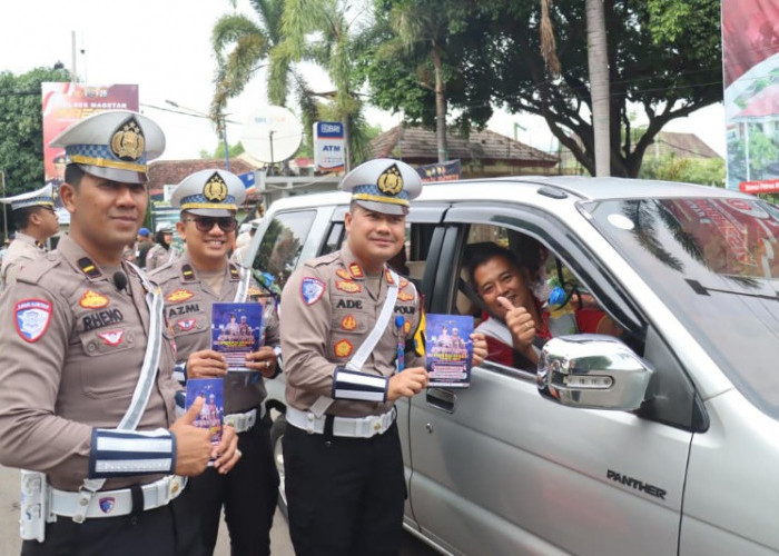 Polres Magetan Gelar Kampanye Humanis Ops Zebra Semeru 2025 untuk Edukasi Keselamatan