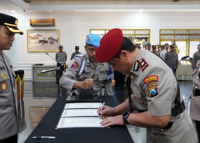 Sejumlah PJU Polresta Malang Kota Masuk Gerbong Mutasi