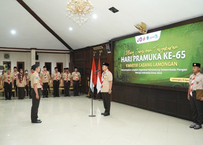 Pramuka Lamongan Jangan Jadul, Harus Keren dan Melek Digital
