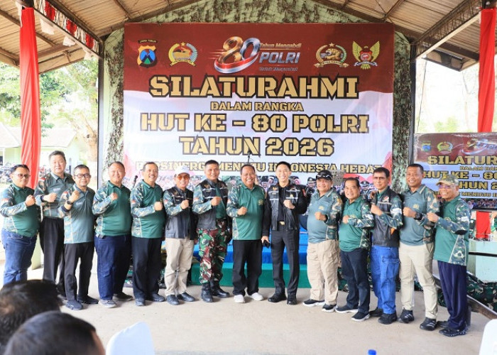 Polres Kediri Kota Perkuat Sinergitas Tiga Pilar Lewat Silaturahmi dan Lomba Menembak
