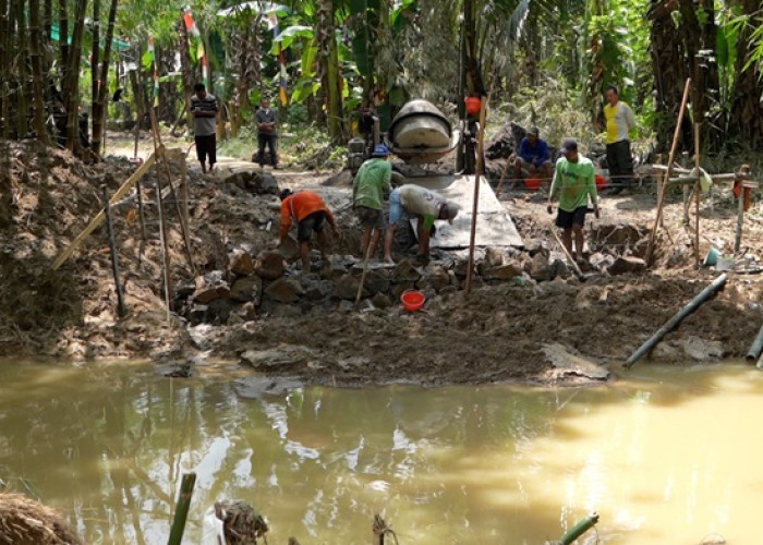 Penantian 15 Tahun, Jembatan Sasak di Boyolali Kini Dibangun Jadi Beton