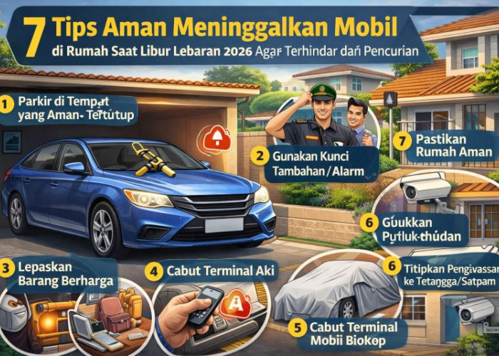 7 Tips Aman Meninggalkan Mobil di Rumah Saat Libur Lebaran 2026 Agar Terhindar dari Pencurian