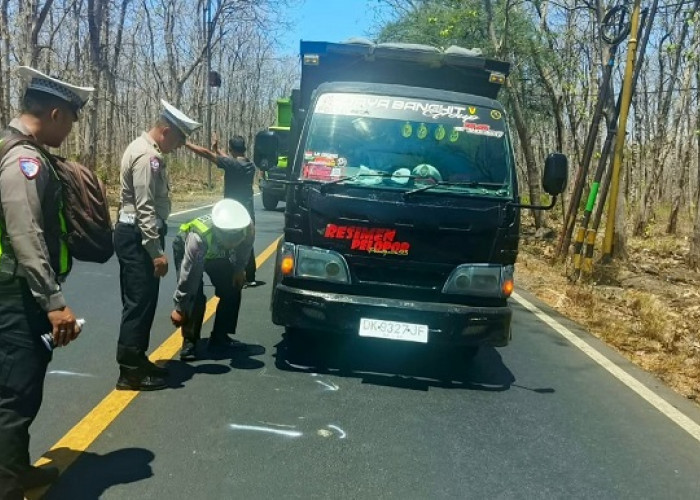 Gagal Nyalip di Jalan Nasional Hutan Baluran, Nyawa Pemotor Asal Panji Situbondo Melayang Usai Tabrak Truk Box