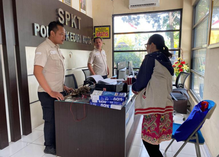 Pasca Aksi Anarkis, Pelayanan SPKT di Polres Kediri Kota Berjalan Normal