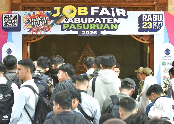 6.000 Pencari Kerja Serbu Job Fair 2026 di Pasuruan