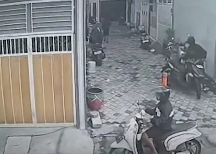 Aksi Komplotan Bandit Motor Gasak Dua Motor di Lebak Arum