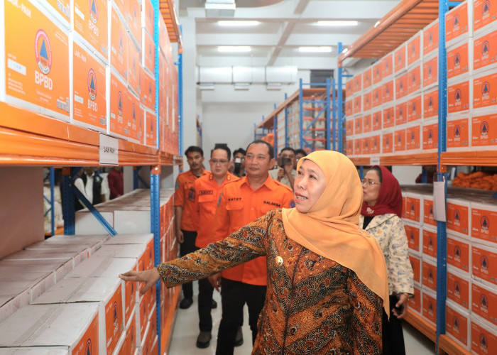 Antisipasi 'Godzilla El Nino', BPBD Jatim Siapkan Gudang Logistik Modern Berbasis Digital