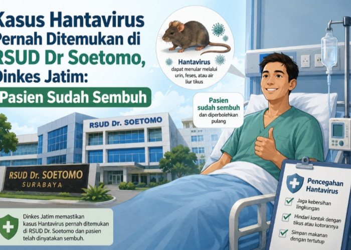 Kasus Hantavirus Pernah Ditemukan di RSUD Dr Soetomo, Dinkes Jatim: Pasien Sudah Sembuh