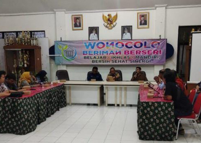 Tiga Pilar Kecamatan Wonocolo dan Anggota PPK Rakor Pemilu 2024