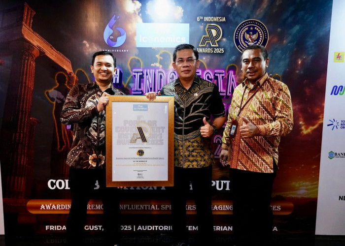 Kementerian ATR/BPN Raih Penghargaan Popular Government Institution 2025 dari The Iconomics