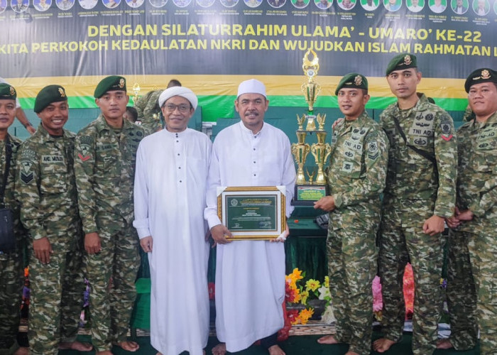 Tim Hadrah Brigif 9/DY/2 Kostrad Terbang Jidor Sabet Juara II Festival Sholawat TNI-Polri se-Jawa Timur