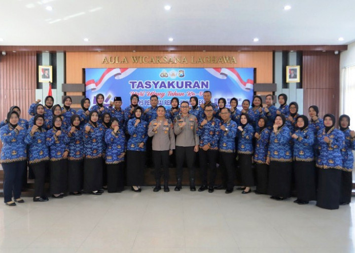 Tasyakuran HUT Ke-54 Korpri, Kapolres Gresik Ajak ASN Jaga Keikhlasan dan Solidaritas Kebangsaan