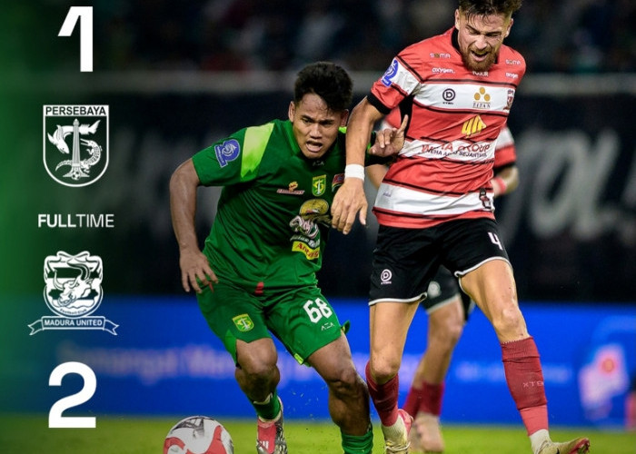 Persebaya Tumbang 1-2 dari Madura United di Derbi Suramadu 