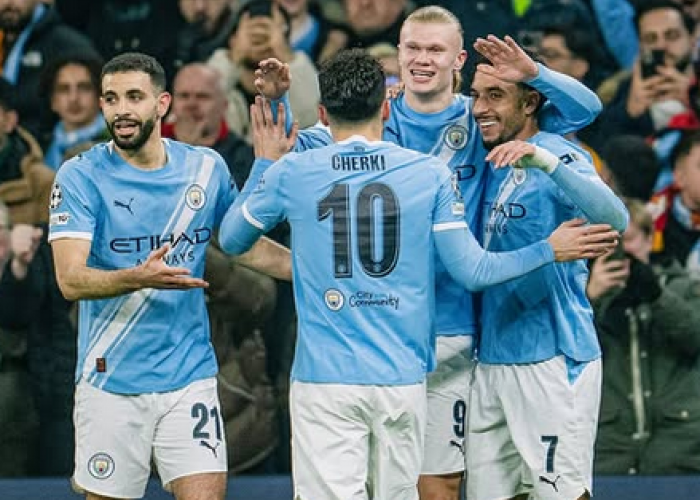 Haaland Akhiri Puasa Gol, Manchester City Tembus 16 Besar Liga Champions