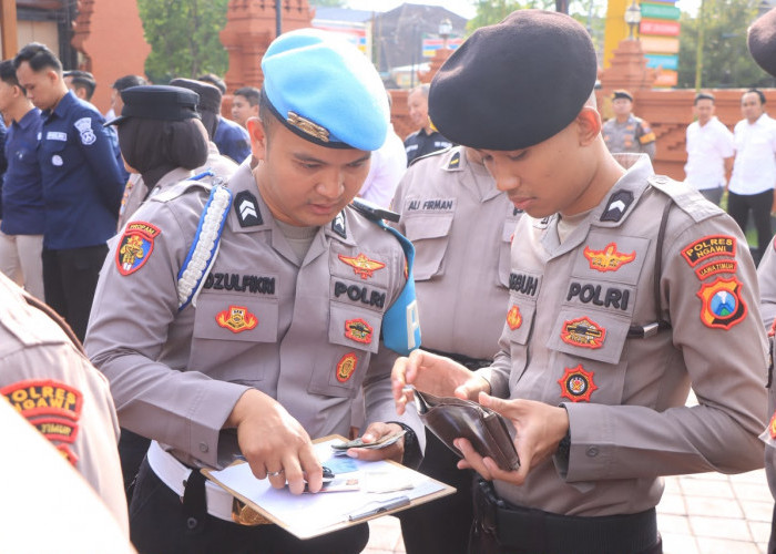 Tingkatkan Kedisiplinan Anggota, Bidpropam Polda Jatim Gelar Gaktibplin di Polres Ngawi