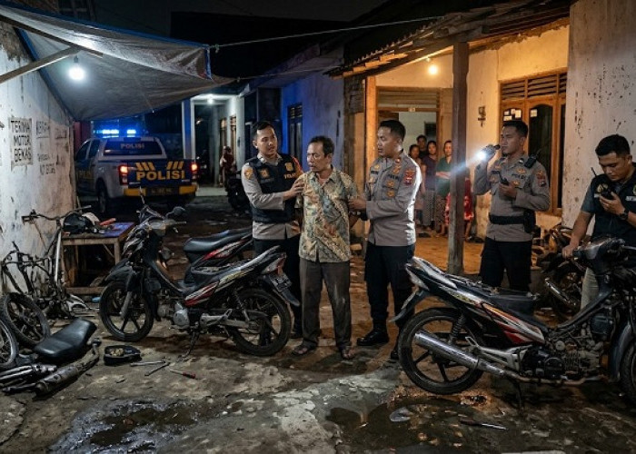 Polisi Tangkap Warga Pasuruan Diduga Penadah Motor Curian Sindikat Satu Keluarga