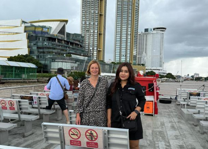 Reportase Anis T Pottag dari Thailand: Menyusuri Keindahan Wisata Air Bangkok dari Saphan Taksin