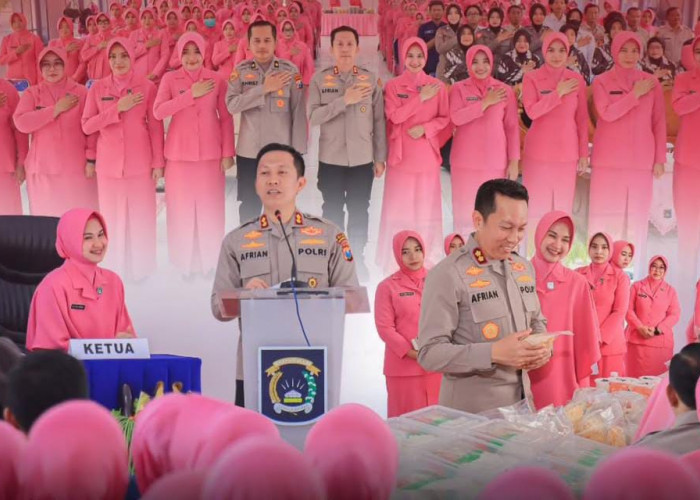 Kapolres AKBP Afrian Hadiri Pertemuan Rutin Bhayangkari Cabang Bojonegoro