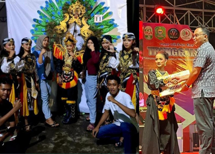 SMKN 2 Trenggalek Menggelar Karya Fashion dan Maskot Carnival