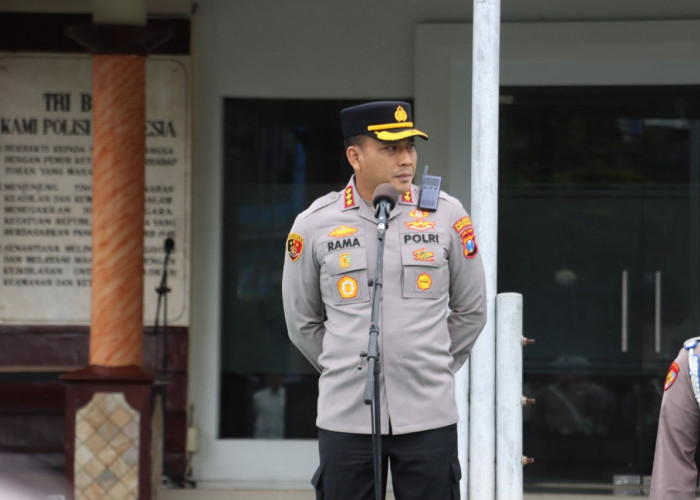 Apel Jam Pimpinan: Kapolresta Banyuwangi Beri Arahan Soal Kesehatan, Evaluasi dan Integritas Kinerja Anggota