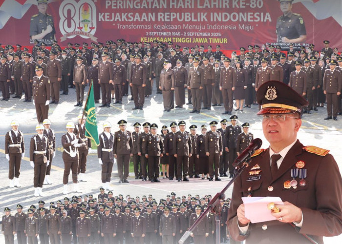 Rayakan HUT ke-80, Kejati Jatim Tegaskan Komitmen Transformasi Penegakan Hukum